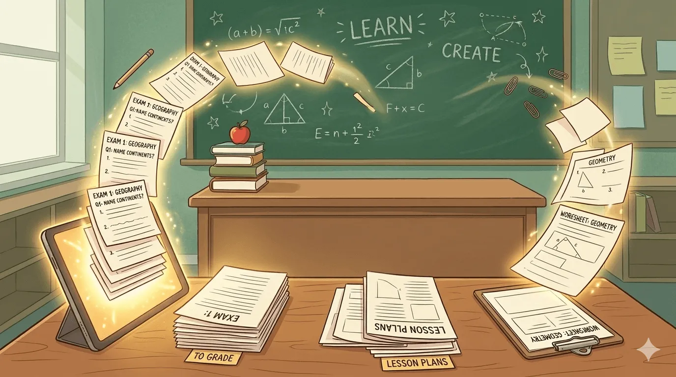 Cara guru membuat soal ujian dan materi pelajaran otomatis menggunakan AI