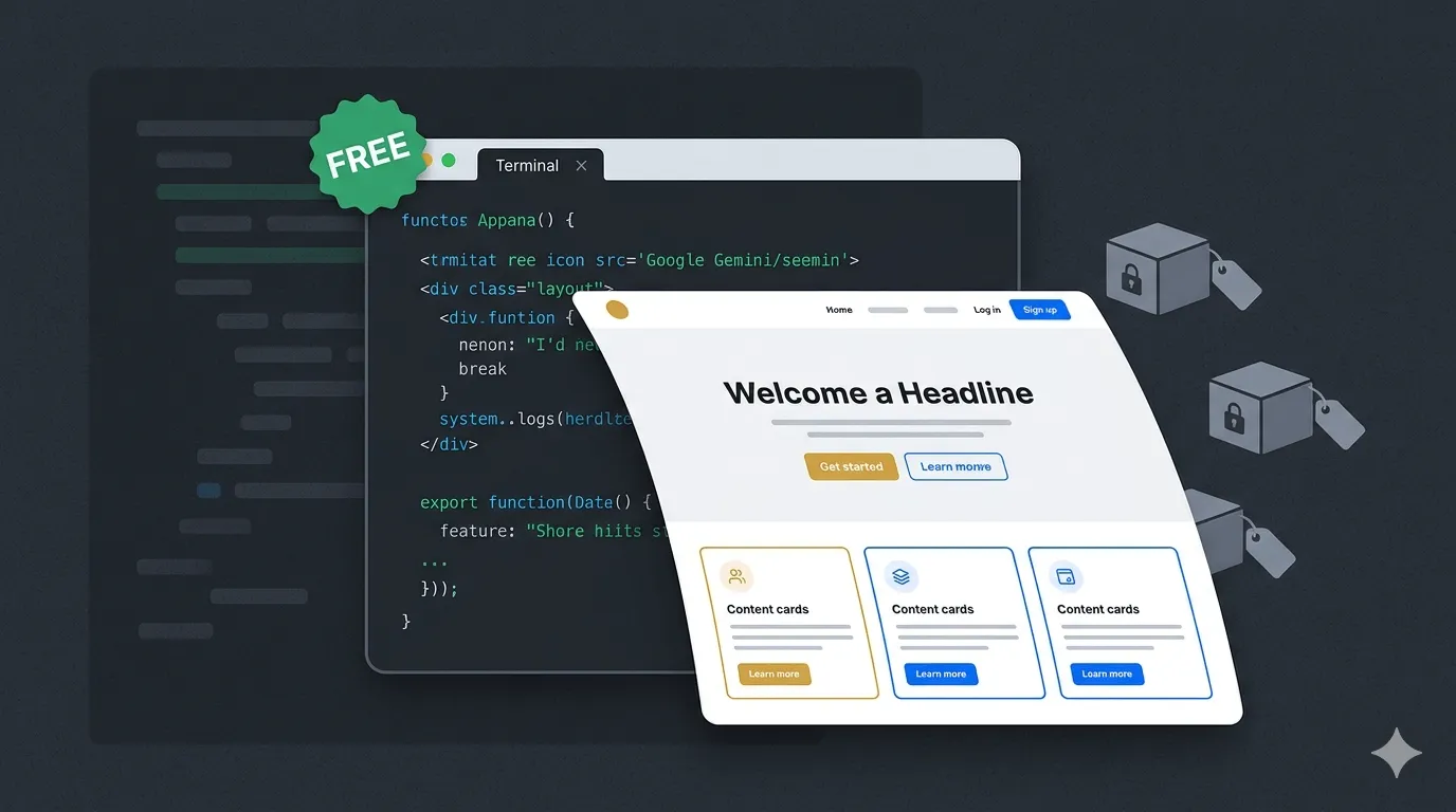 Buat landing page gratis tanpa Lovable atau Bolt pakai Gemini CLI